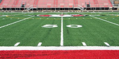 Silica sand used in artificial turf applications for stability and performance