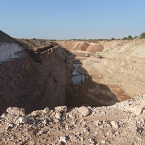 Mining of industrial minerals in Rajasthan India for global export supply