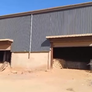 Warehouse storage of processed minerals prepared for global distribution