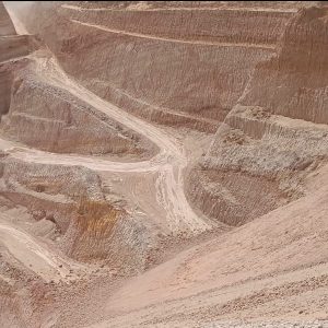 Excavation of raw industrial minerals for processing and global distribution